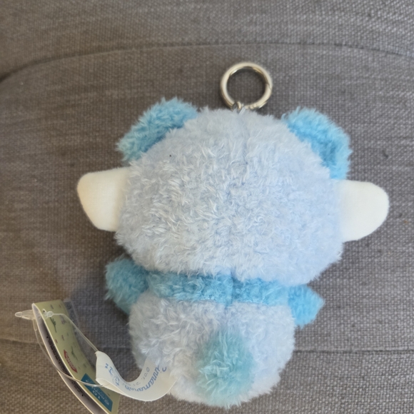 Cinnamoroll Cute Blue Plush Keychain - Picture 2 of 5